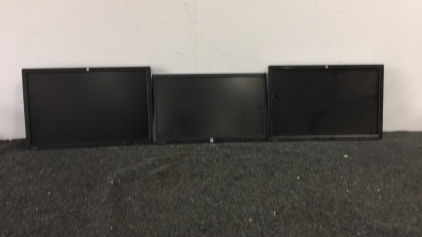 (3) HP Monitors