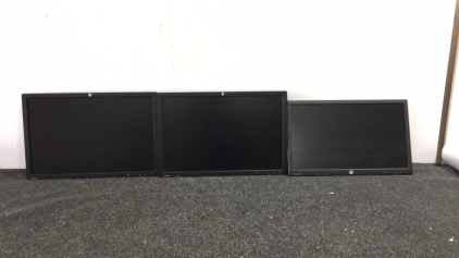 (3) HP Monitors