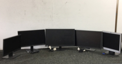 (5) Computer Monitors