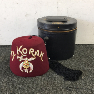 Vintage AL KORAH Fez Hat