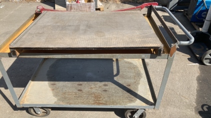 Rolling Cart and Large Paper Cutter