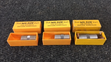 (3) Wilson Cartridge Case Gages