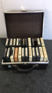 (23) 8-Track Tapes and Case