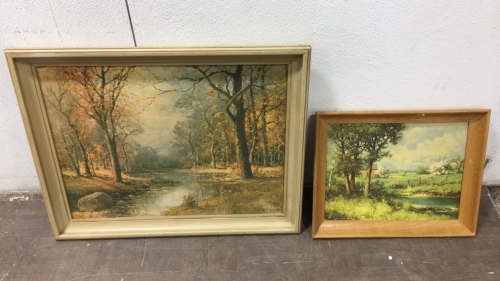 (2) Paintings of Forests