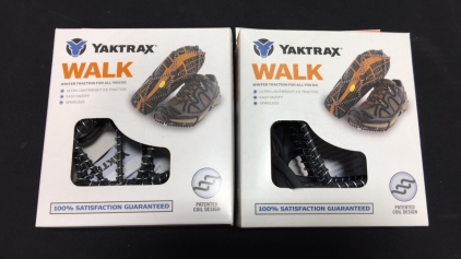 (2) Pairs of Yaktrax Traction Cleats