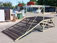 Large Industrial Metal Loading Ramp