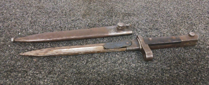WWII M38 Mauser Bayonet with Scabbard