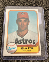 1981 Nolan Ryan Baseball Card - Fleer #57