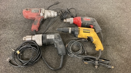 (4) Assorted Electric Tools