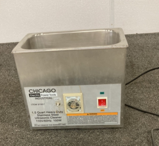 Chicago Electric Stainless Steel Ultrasonic Cleaner
