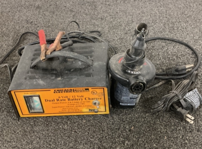Battery Charger And Air Pump