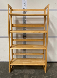 4-Tier Wood Shelf