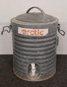 Galvanized Metal Cooler Beverage Dispenser