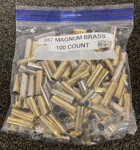 100 Count Of 357 Magnum Brass Casings