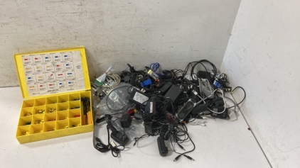 Wire Connectors & A Box Full Of Wires & More!!