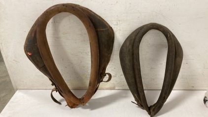 (2) Vintage Horse Collars