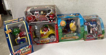(5) M&M Collectors Candy Dispenser&rsquo;s