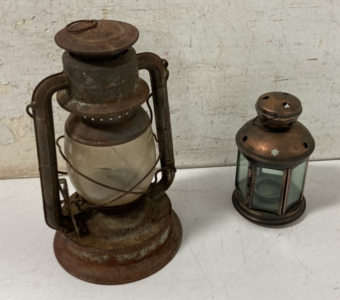 Vintage Dietz Lantern & Candle Lantern