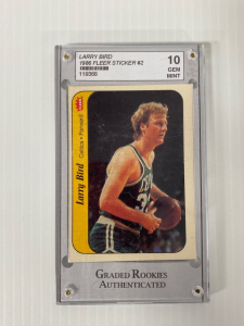 Graded Larry Bird Card (10 GEM Mint)