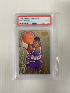 Graded 1996 Skybox Premium Ray Allen Basketball Card