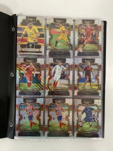 Binder With Collectible Soccer Cards