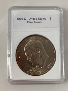 1976- D Eisenhower Dollar