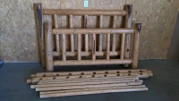 Queen Log Bed Frame