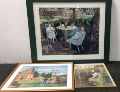 (3) Beautiful Vintage Framed Pictures