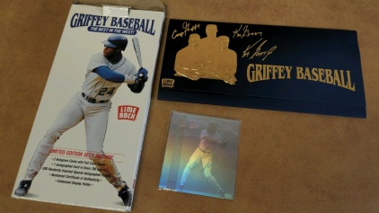 Griffey Baseball (3) Hologram Cards Set