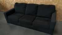 Low Black Sofa