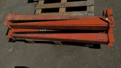 (6) Pallet Racking 4' End Cap Rails