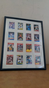 Framed Vintage Baseball Cards