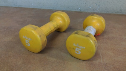 (2) 5# Fitness Weights