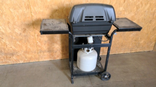 Huntington Cast Propane Grill w/Tank & Side Burner