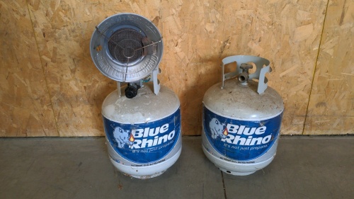 (2) Propane Tanks w/Tank Top Heater