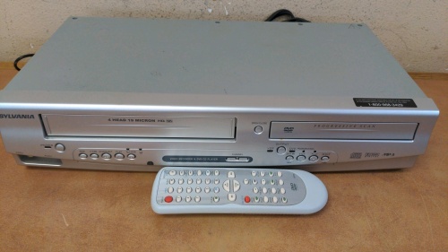 Sylvania VCR/DVD Player Combo w/Remote