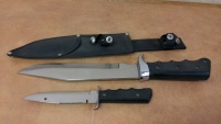 (2) Knife Set w/Double Sheath