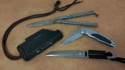 Butterfly Knife, Pocket Knife, Knife w/Hard Case