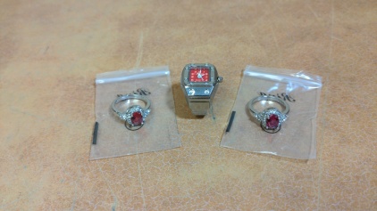 NEW Ring Watch & NEW Size 6 "S925" Rings