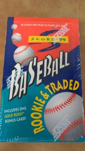 Unopened Score '94 Baseball Cards