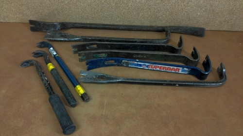 Crowbars, Pry Bars, Nail Pullers