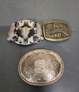 Vintage Belt Buckles (3)