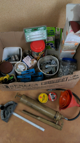 Box of Tools & Hardware