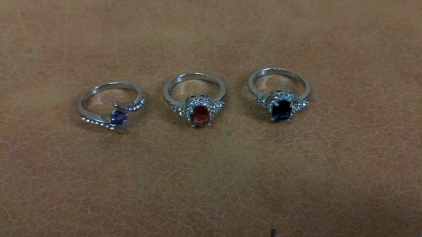 NEW Size 7 Ring, (2) NEW Size 7 S925 Rings