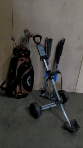 Golf Clubs, Bag, Cart