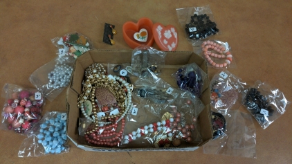 Costume Jewelry, Keepsake Box, Watches