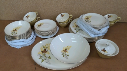 Leaf of Gold Vintage China Set