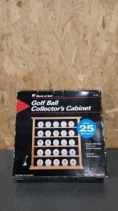 Golf Ball Collector's Cabinet