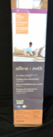 (1) allen Roth Allen 5 ft round carpet (2) Allen Roth window blind 29 x 64 (3) Allen Roth window blind 29.5 x 64