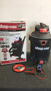 (1)Shop-Vac 10-Gallon 4.5hp Shop Vac (1) Kobalt True RMS Multi Meter (1) Nail Slicer 7-1/4” SawBlade